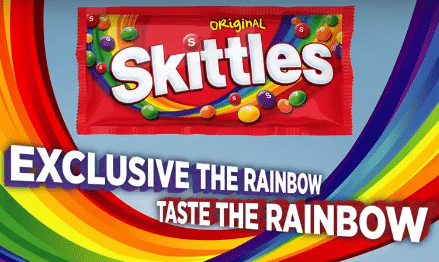Skittles Exclusive the rainbow taste the rainbow