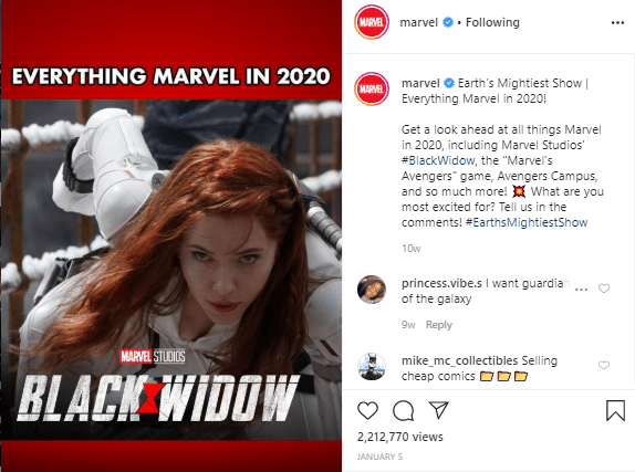 Coming soon marvel posts