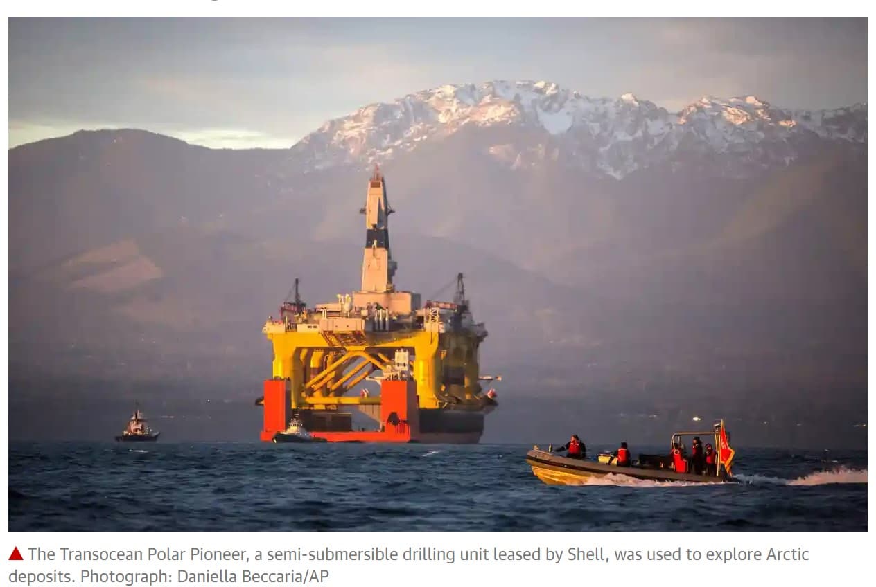 Shell drilling oil in Alaska
