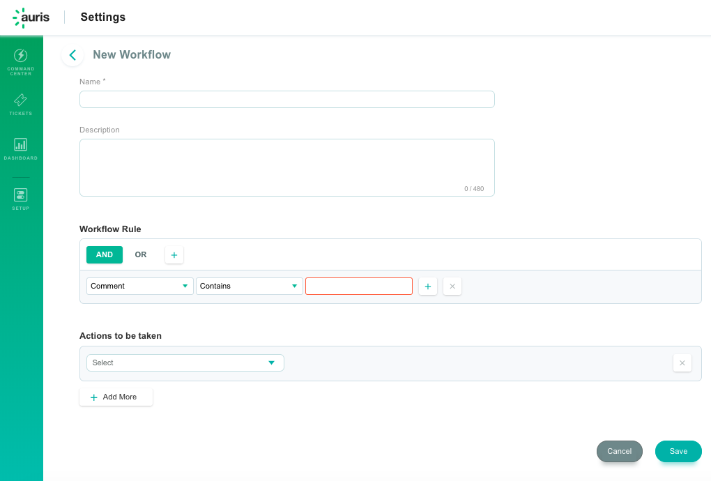 Auris Workflows