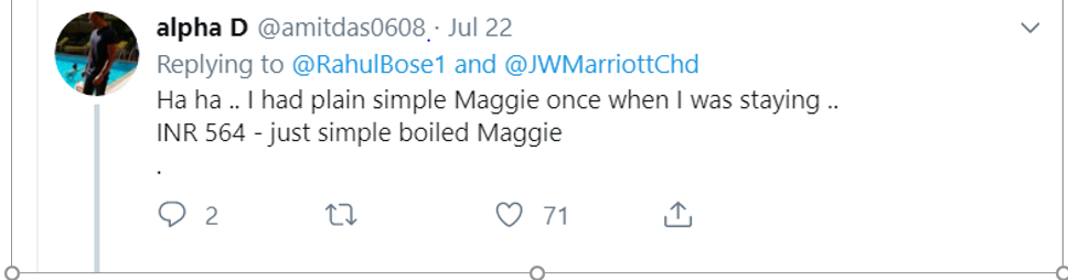 Expensive Maggie from Marriott